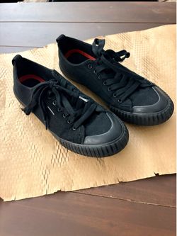 Levi’s Black Canvas Top Shoes