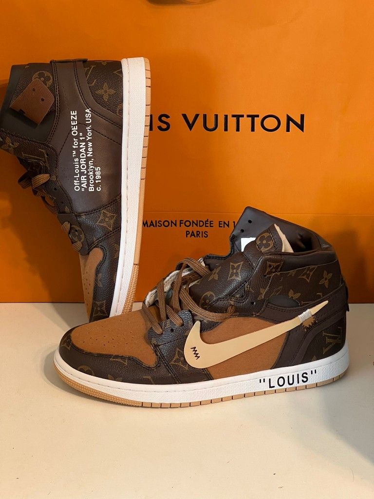 Lv Air Jordan 1 Off-white