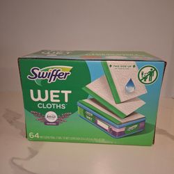 New Swiffer Sweeper Wet Pads Refills,64ct Lavender