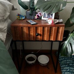 Wooden Nightstand