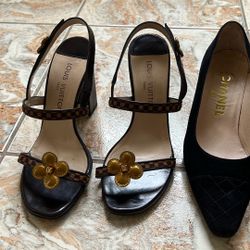 Authentic Louis Vuitton And Chanel Shoes For $300 Obo 