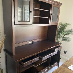 Desk & Hutch $100 For Both! OBO
