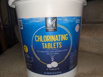Chlorinating Tablets for swimming pool. $2.50 per tablet.