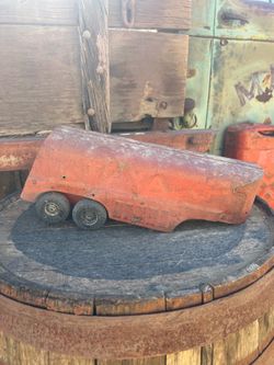 Vintage Texaco toy car trailer