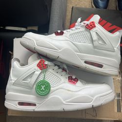 Jordan 4 Metallic Red