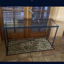 Entry Sofa Glass Table. Desk    Mothers Day. Pottery Barn 
