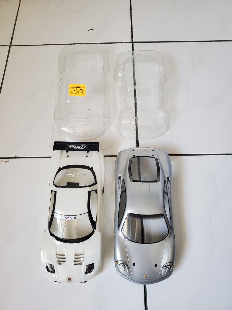 RC Cars Hpi Micro Bodies Honda Nsx  Nissan Silvia GT BUG Porsche