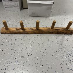 Wooden Coat Rack 