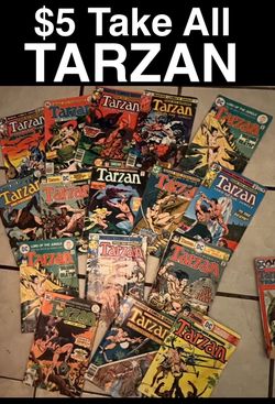 $5 Last Day Tarzan Comic Books