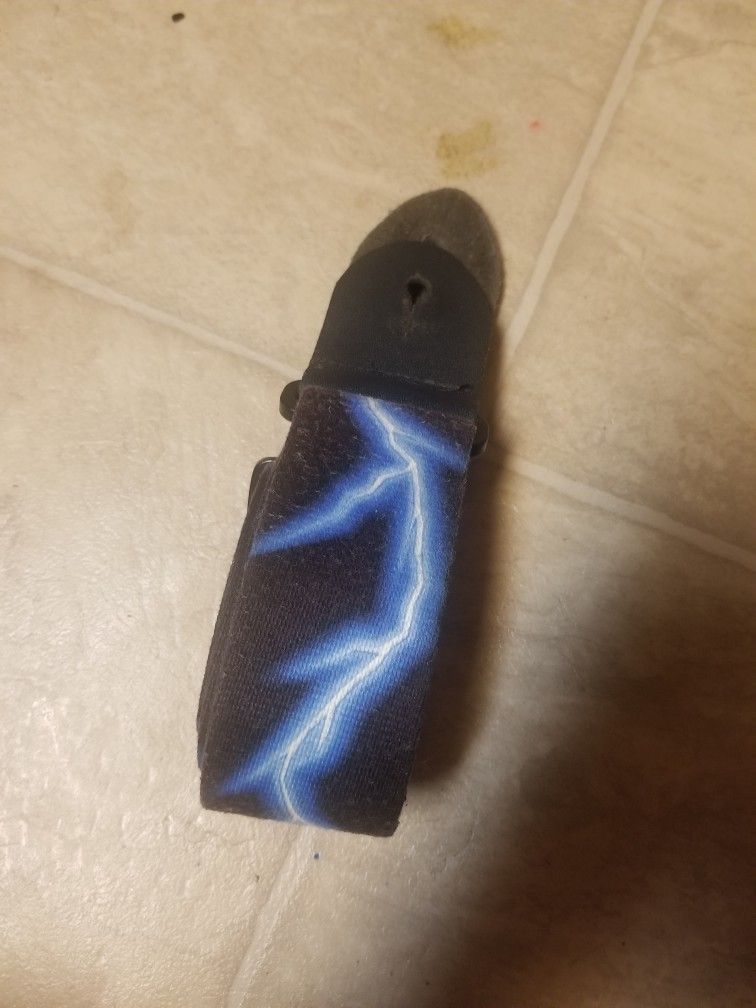 Lightning Guitar Strap