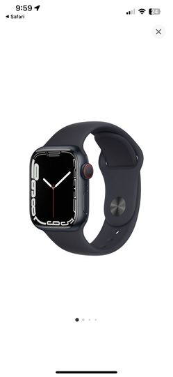 Apple watch series 7 GPS+ cellular 45mm midnight aluminum case