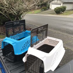 Small Dog Cat Rabbit Bunny Kennel Crate Carrier Like New 20” L by 10” W by 10” H $20 Each