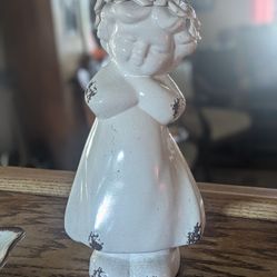 Ceramic Girl Statue