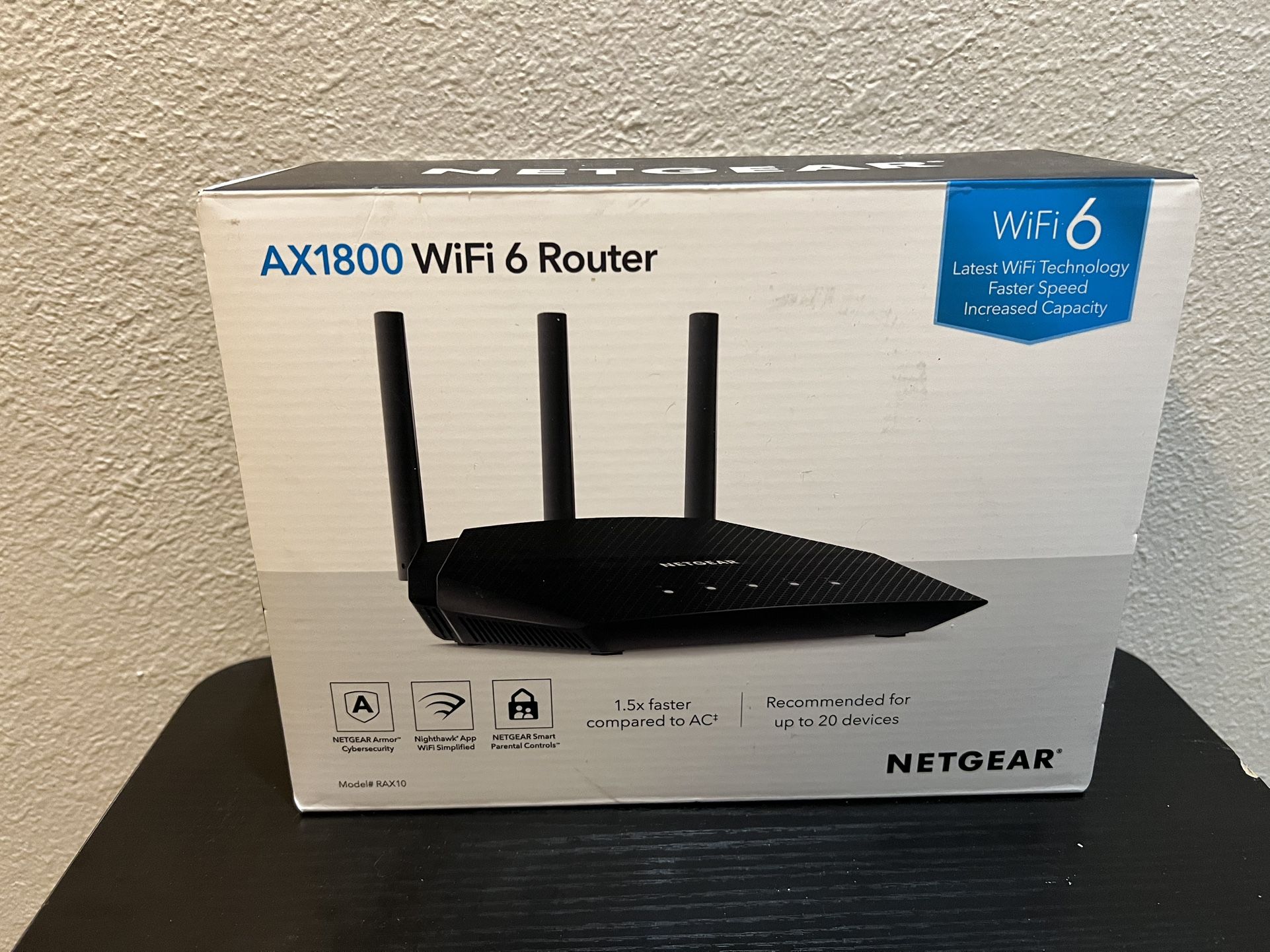 NETGEAR AX1800 WiFi 6 Router