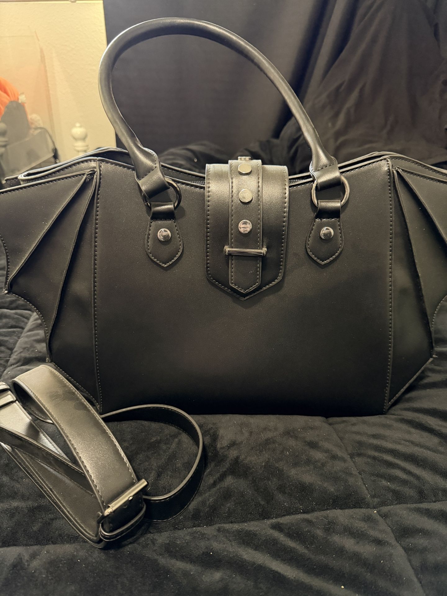 Gothic Bat Wing Convertible Purse