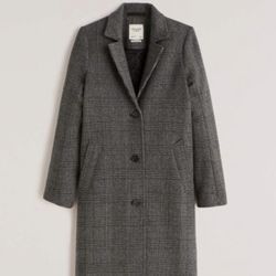 Calf length dad coat sales