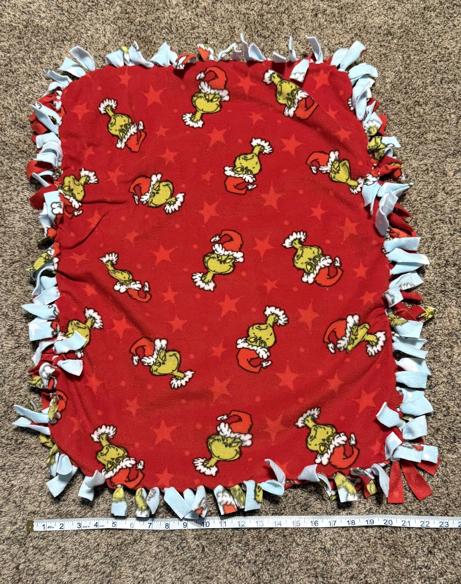 Grinch Baby Blanket