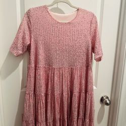 Pink sequin Dress