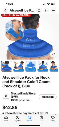 Gel Cold Pack, New Atsuwell, See Both Photos.