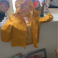 Rain Jacket Girls 12 Months New Used Once 