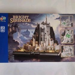 1680pcs Diy the Rings Minas Tirith White City Street View Assembly Model Buildin