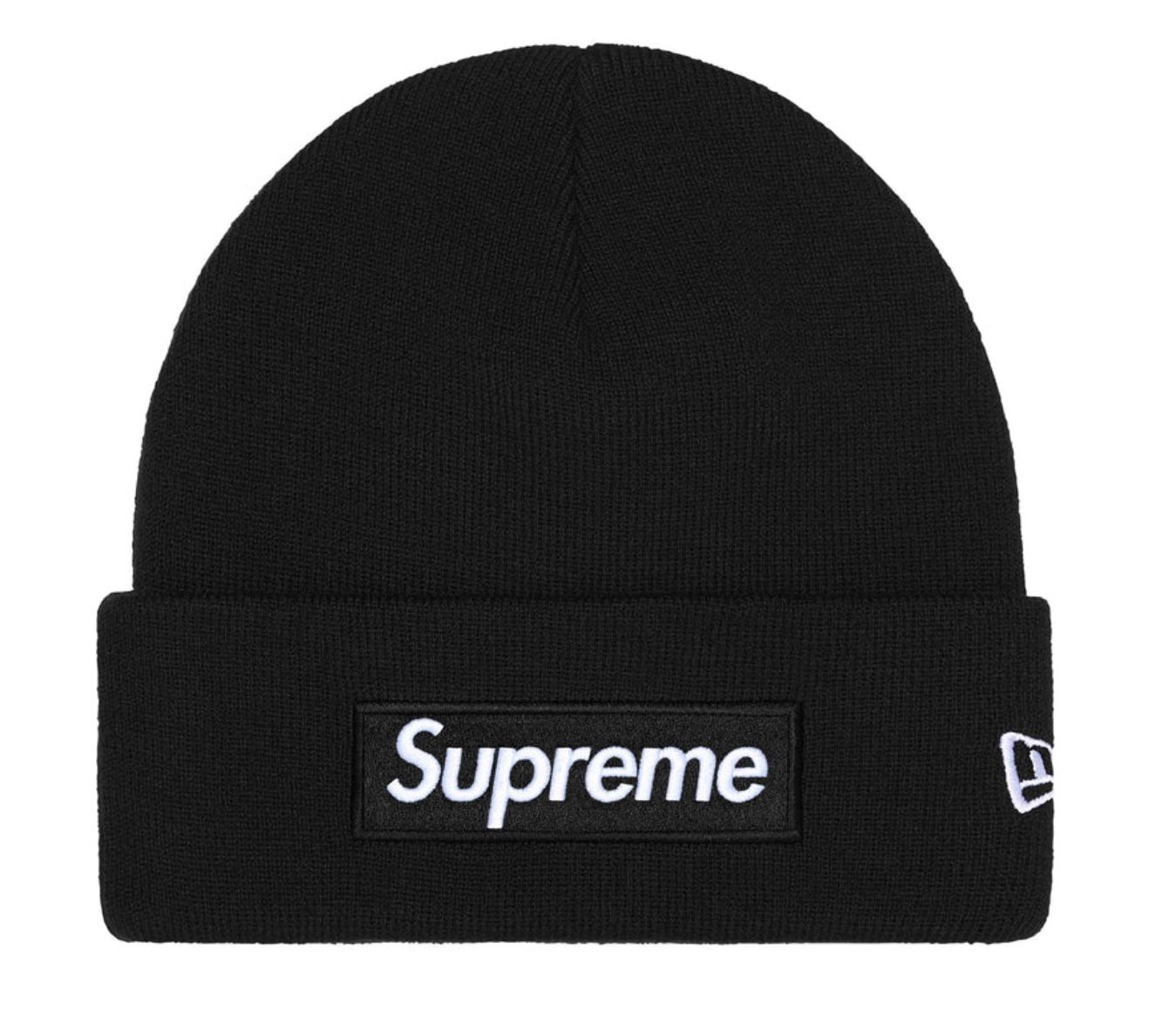 Supreme New Era Box Logo Beanie Black (FW25)