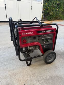 Nearly new Honda EB 5000 X  gas generator