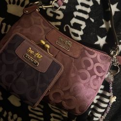 Coach Set Bag & Wallet 