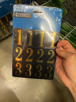 Mailbox reflective numbers