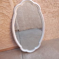 Oval  Sculptured  Wall Mirror - $30.00