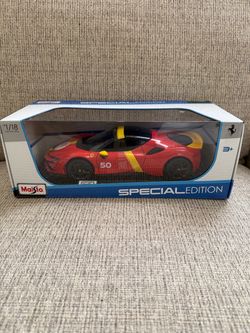 Ferrari SF90 Stradale 1/18 Maisto Special Edition - Red Yellow