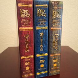 THE LORD OF THE RINGS TRILOGY SPECIAL EXTENDED DVD EDITION