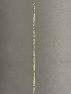 14K Anklet Chain w/hearts