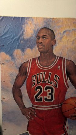 Michael Jordan Mounted Poster