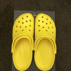 Yellow Crocs Men Size 11