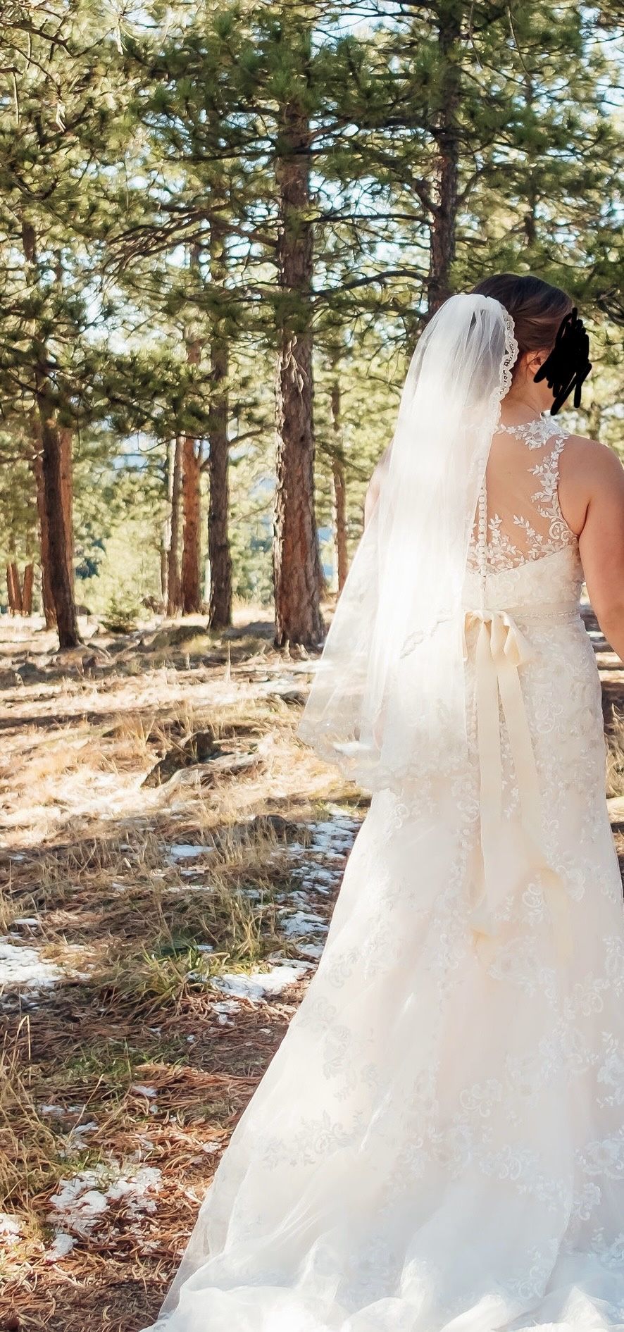 Mia Solano Dori Ivory Beaded Wedding Dress Size 14 tailored