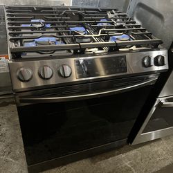 Samsung gas range slide in ”