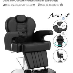 In the box barber chair