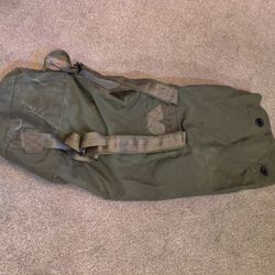 Vintage US Army Military Duffle Bag