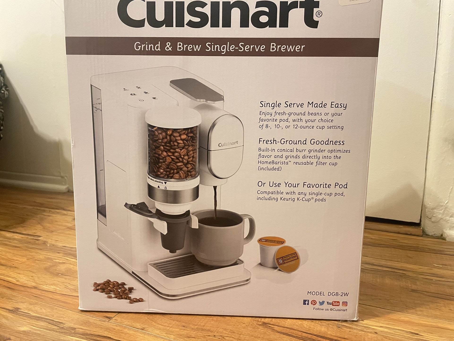 Cuisinart Grind Drip Coffee Maker Cuisinart Cuisinart Grind-N-Brew