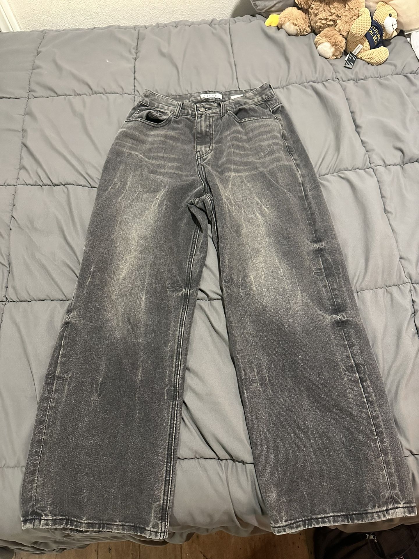 Brown Washed Jeans *size In description*