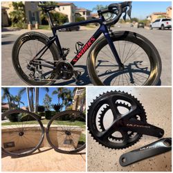 (Negotiable)2019 Specialized S-Works Tarmac SL6 54cm + Extra  ENVE SES 3.4 Wheels & Ultegra Crankset