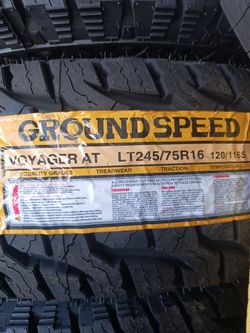 LT245 75 16 GROUND SPEED VOYAGER AT