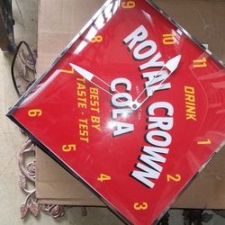 Pam style RC cola lighted clock