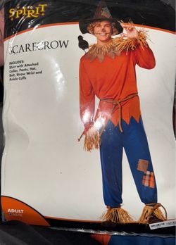 Spirit Halloween Scarecrow Costume Adult LG/XL