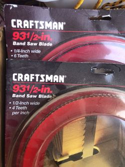 Bandsaw blades. Band saw. New