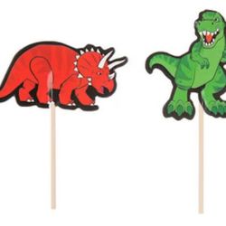 Dinosaur Cupcake Toppers Party Supplies Special Events 24 Count