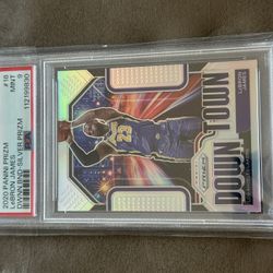 LeBron James Psa 9 Downtown Silver Prizm