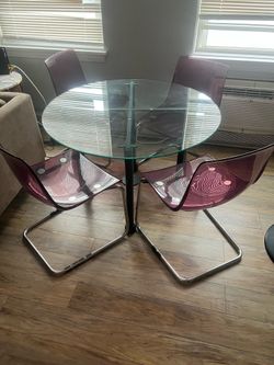 Contemporary 5 piece dinning set