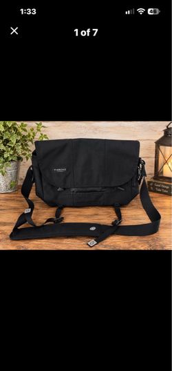 Timbuk2 Classic Messenger Bag Medium Black Laptop Shoulder Crossbody Bag
